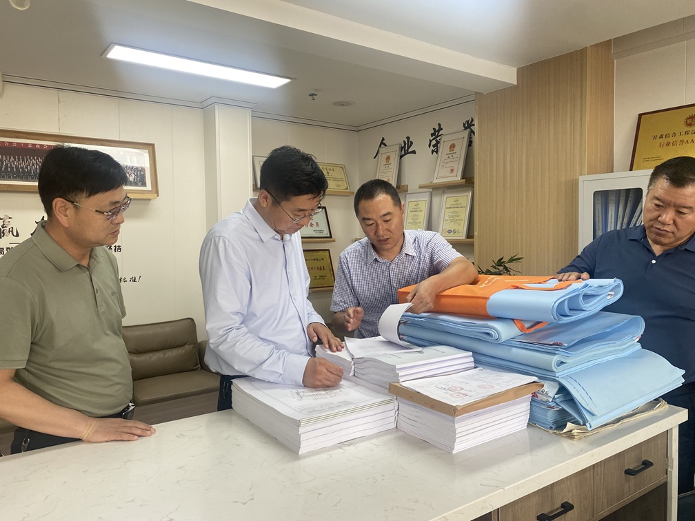 慶陽市委常委、統戰部部長張希岳調研甘肅信合工程設計有限公司：精準把脈助發展 精準服務促跨越